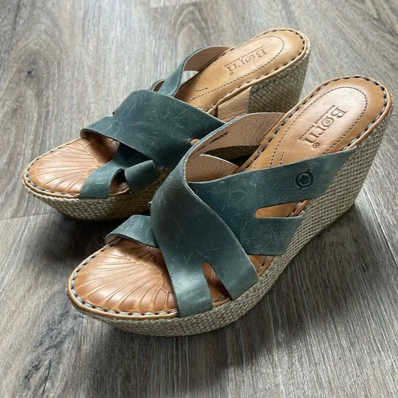 Born Leather Sandals Size 6 - Picture 12 of 13